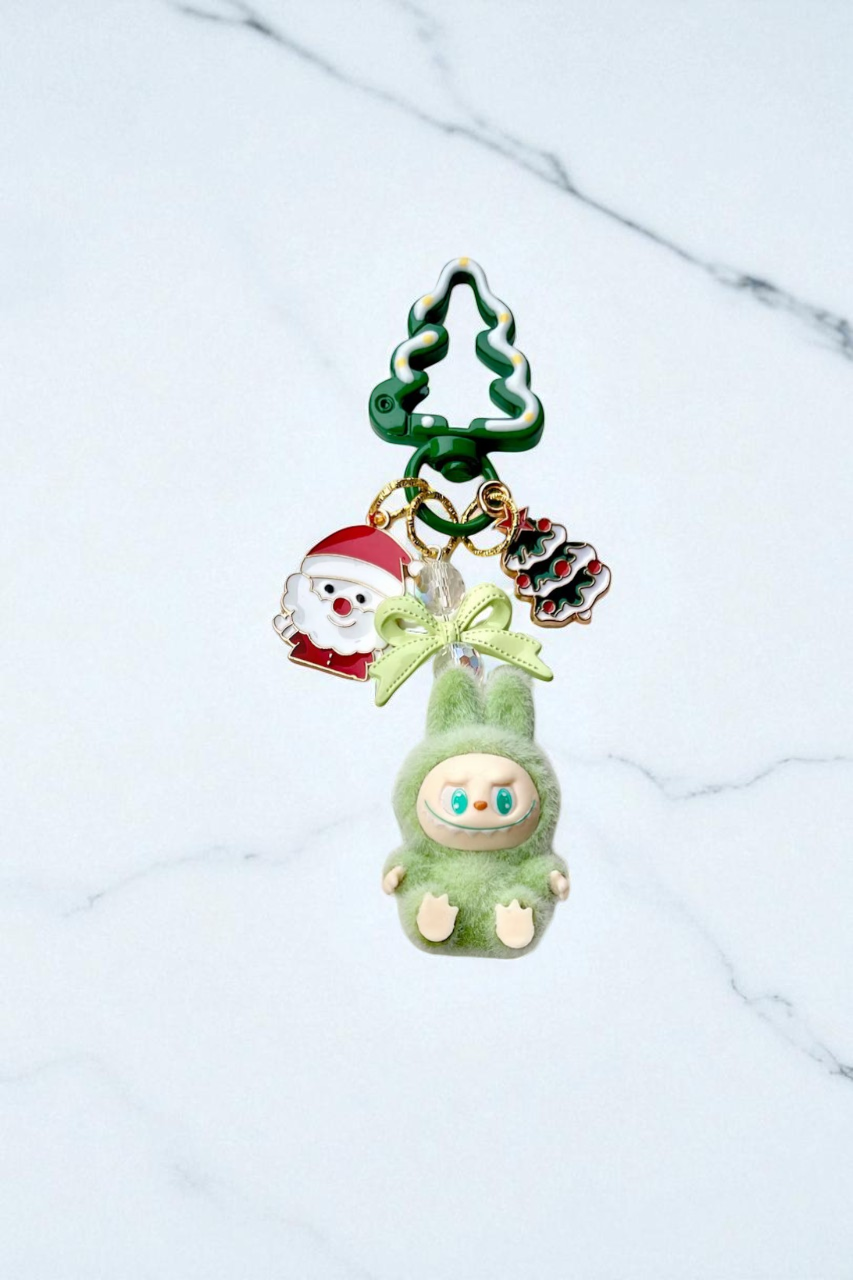 Porte-clés Labubu édition Noël