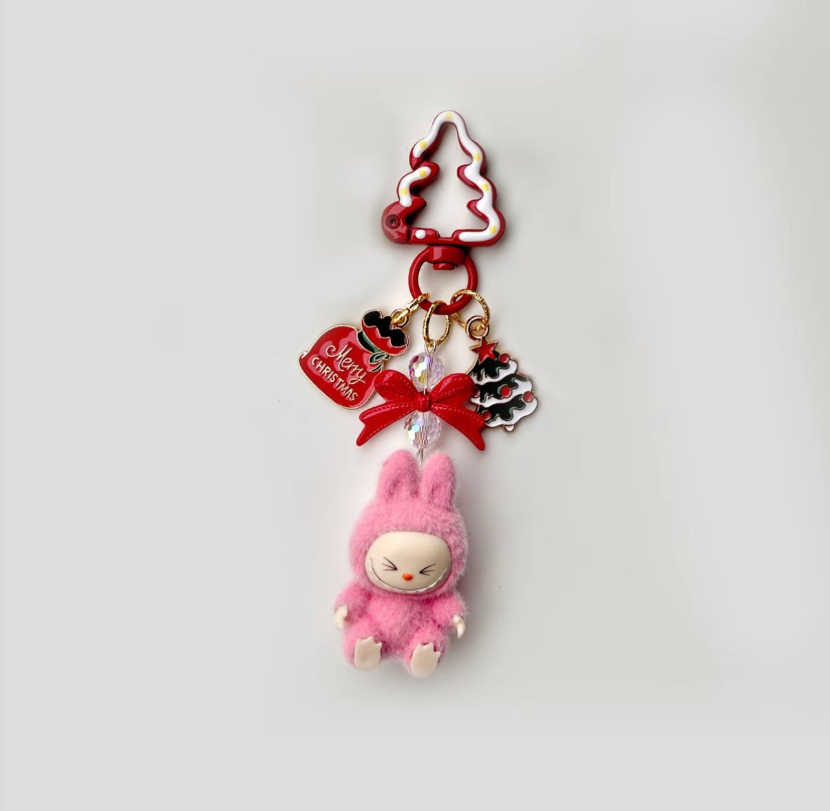 Porte-clés Labubu édition Noël