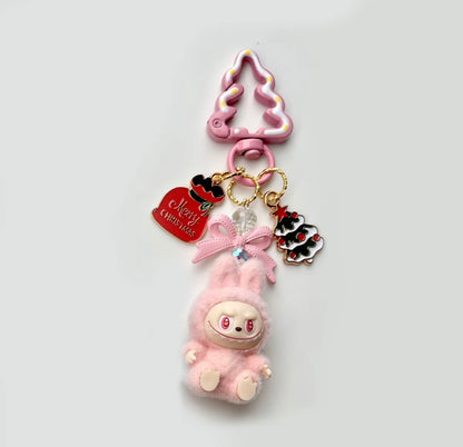 Porte-clés Labubu édition Noël