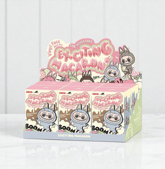 LABUBU Excting Macaron x6 Boîtes Mystères